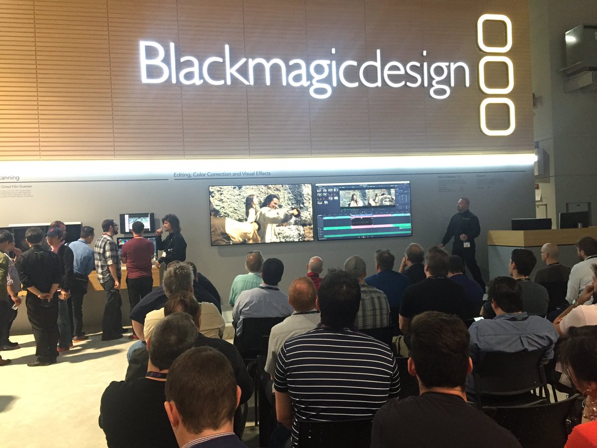 foursyt's tweet photo. #NABshow #blackmagicdesign. Yes! We enjoy color correcting with you! #DaVinciResolve12.5 https://t.co/5M9BBZXc6L