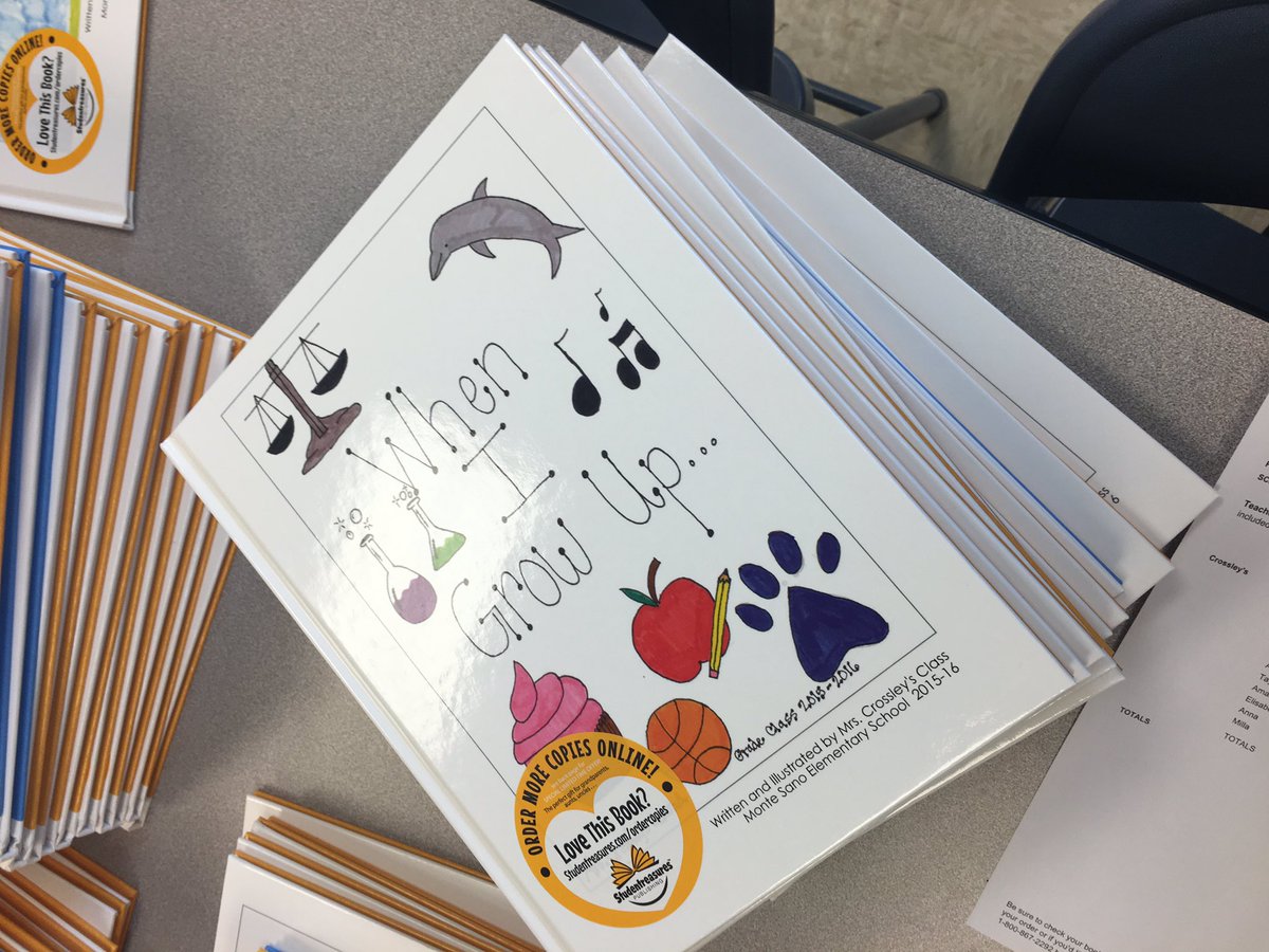 faithplunkett89's tweet photo. EVERY student at MSE is a published author. The books came in today, and they are amazing! #mseslearn #hcsce https://t.co/bTpRxcMPrj