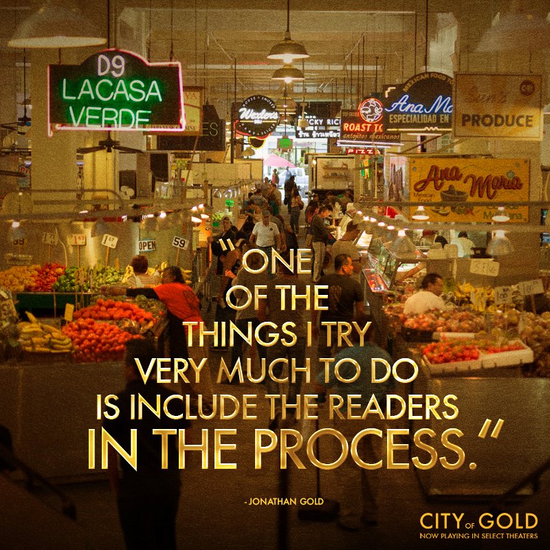 CityOfGoldDoc's tweet photo. .@thejgold takes you on a spectacular culinary adventure of Los Angeles in #CityofGold. https://t.co/MQMenrQjBt https://t.co/bW5Gcxvo8q
