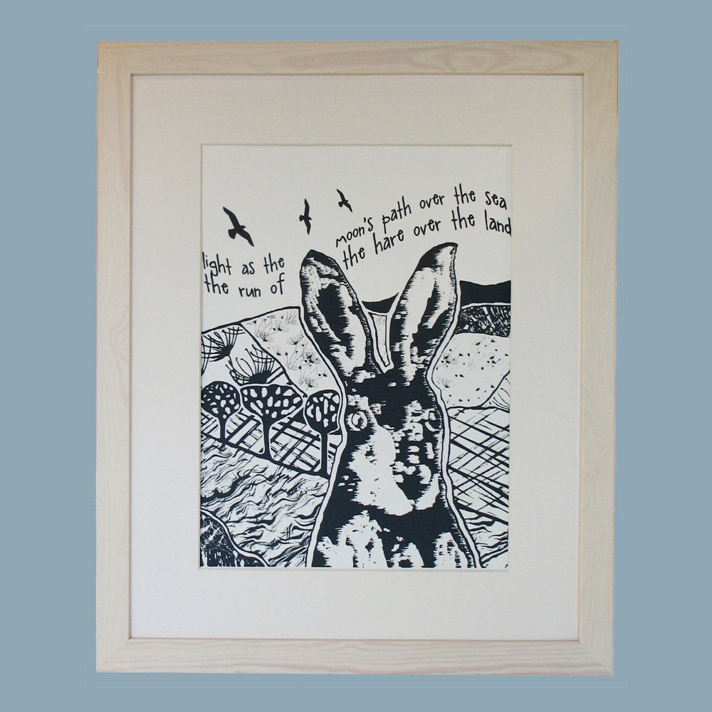 madescotland's tweet photo. Add a touch of the countryside to your home with this beautiful Hare print... https://t.co/wvCODu53t1 https://t.co/DxVlpULtX3