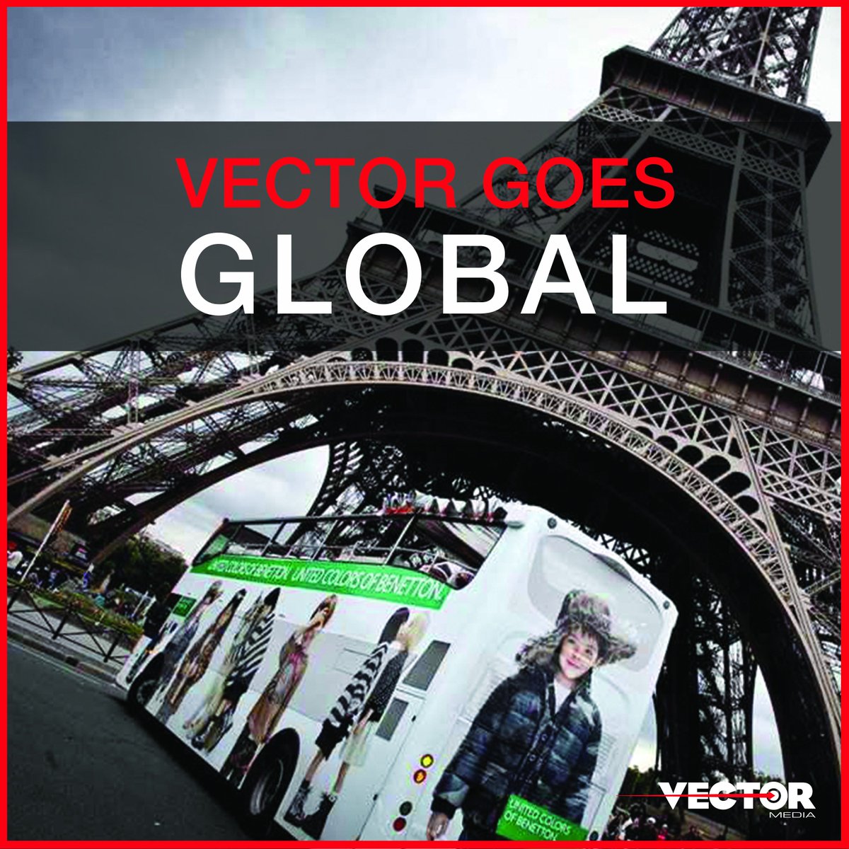 VectorMedia's tweet image. It&apos;s official, Vector Media is now GLOBAL! 🌏🌍🌎 800 Double Deckers and 90 markets worldwide! #OOH #BigPIc16