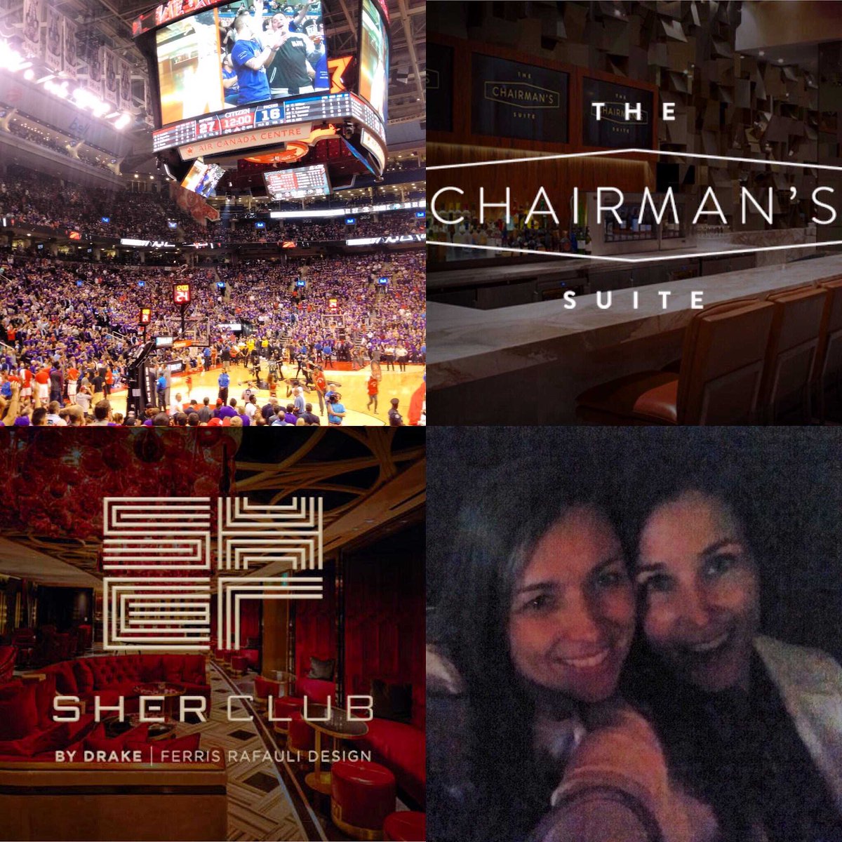 TamaraAscent's tweet photo. #aboutlastnight #Raptorsplayoffs -game 2. #Raptors beat the Pacers! #WeTheNorth #SherClub #ChairmanSuite #GoRapsGo https://t.co/yBp8CNNNv4