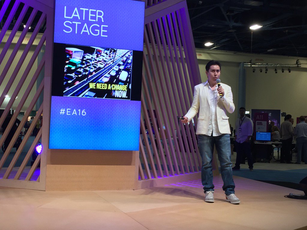ndahlberg's tweet photo. Bicycle Capital tackles urban traffic - Miami should be its pilot- later stage contest #EA16 @eMergeAmericas https://t.co/8MQdQY1YPt