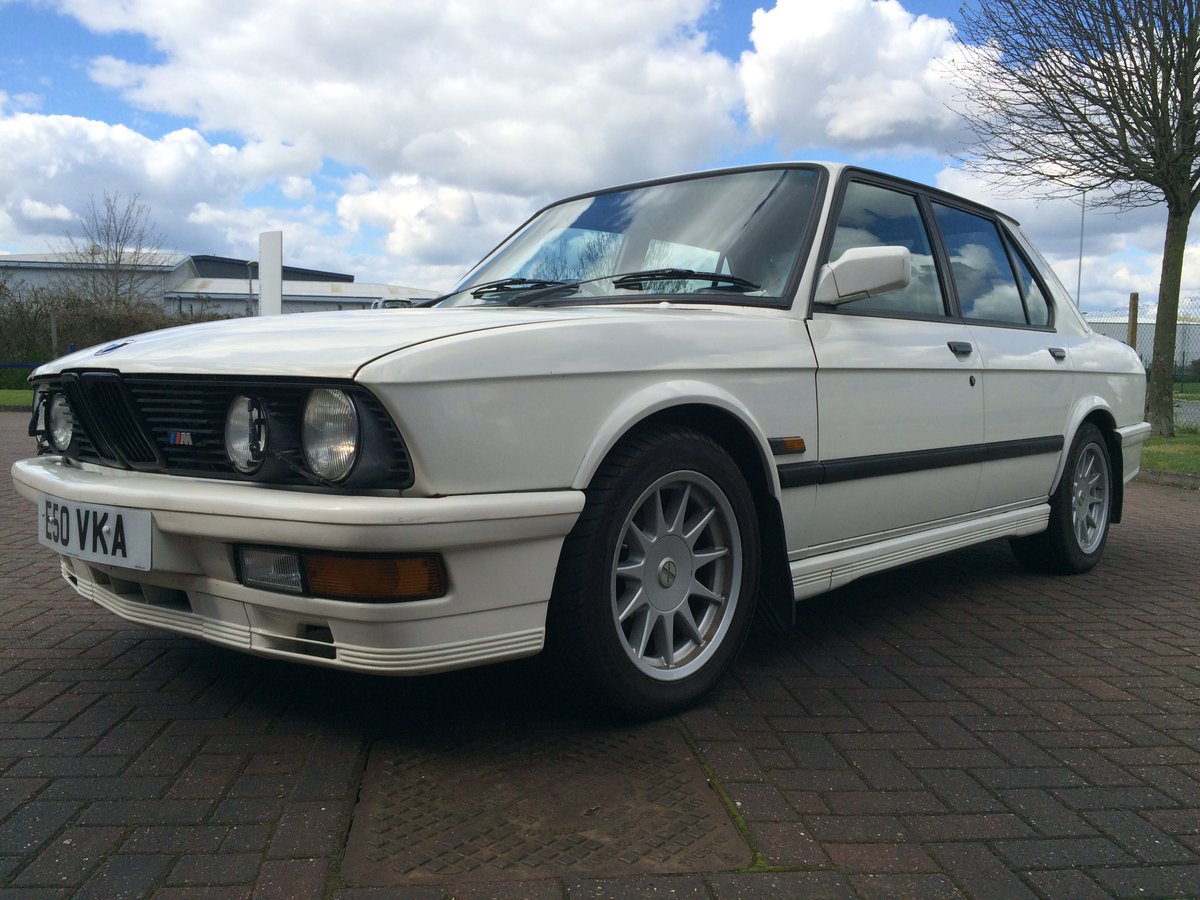 Soon be time to say goodbye. Auction slot booked #bmw #e28 #M535i