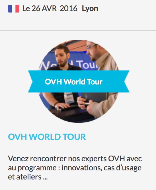 Almiron's tweet photo. Pas mal de personnes déjà inscrites pour l’#OVHWorldTour de #Lyon du 26 avril … et vous ? https://t.co/i2MtOGEMRU https://t.co/u6KXbHLlwe