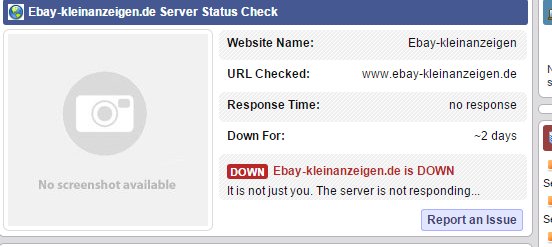 CarloEscobar420's tweet photo. DoS Attacks on Ebay-kleinanzeigen.de #TangoDown #GhostSquadHackers @eBayDE_News https://t.co/LfTqnsLZZq