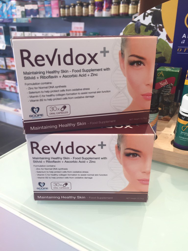 Kieransavepharm's tweet photo. Revidox is our new anti wrinkle food supp tablet to prevent signs of aging! #louthchat #TheBarbican1 https://t.co/9LKT9pZGLX