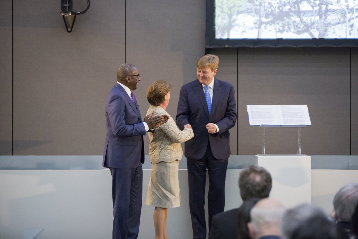 UN's tweet photo. Permanent Premises of @IntlCrimCourt officially opened in #TheHague on Tuesday, see: https://t.co/y6i0Tc1Yrf https://t.co/4gPntXsafG