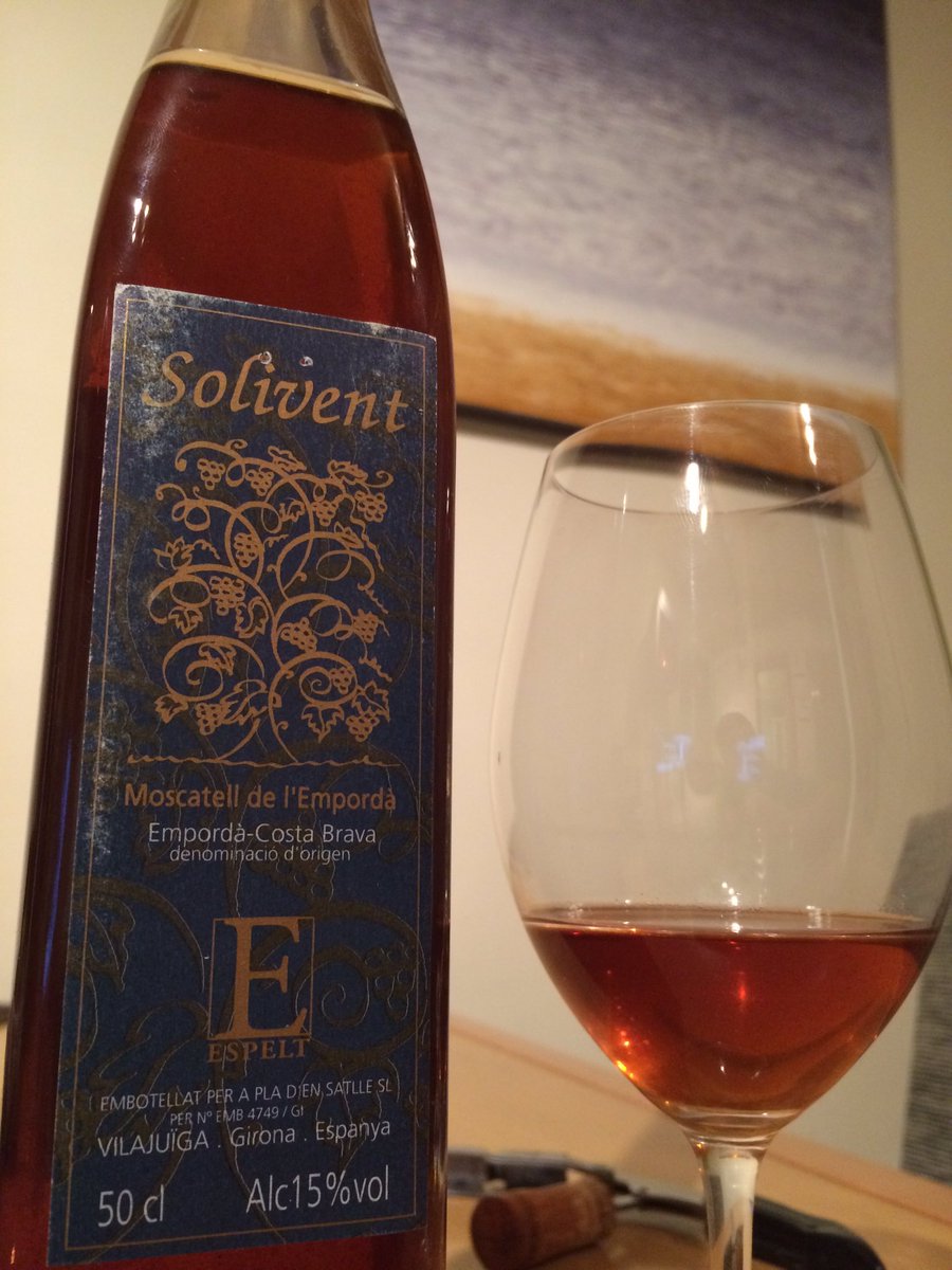 infielesdelvino's tweet photo. Moscatell de l'Empordà de finals dels 90, està magnífic.
#Solivent #Espelt #Moscat
#DOEmpordà-CostaBrava https://t.co/I9mCM8nMvB