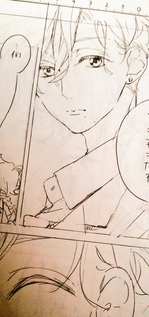 年々雑になっていく下絵 