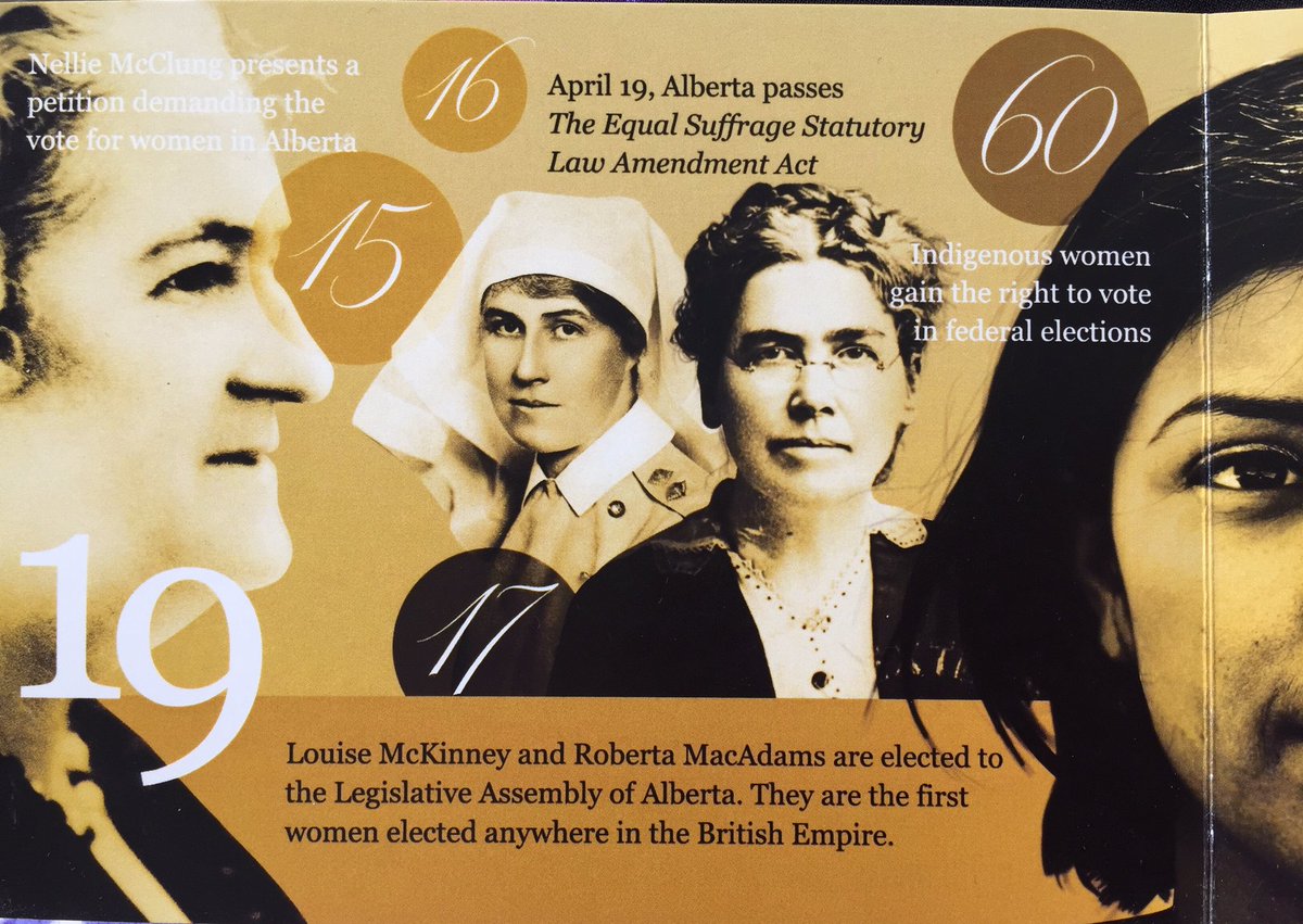 ThaliaHibbs's tweet photo. "I saw what could be done for I had a vision of a new world as I talked." ~N.McClung #ableg #100years #abhist https://t.co/mykUg6l4yF