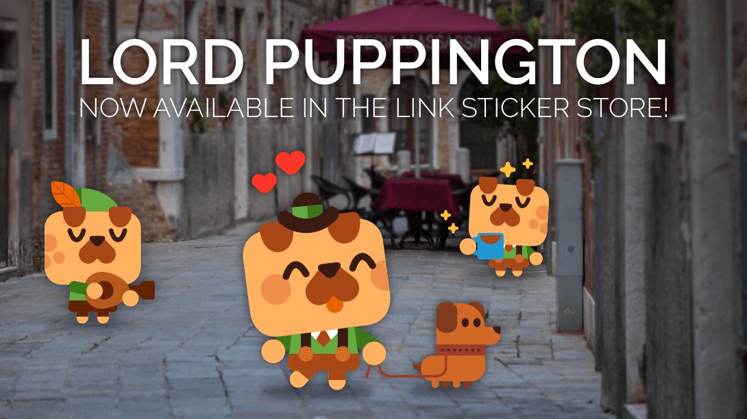 link_messenger's tweet photo. *sniff sniff* Life's never ruff for this happy little guy. Download &amp; send greetings from Lord Puppington!  🎩🐶 https://t.co/B7axHang91