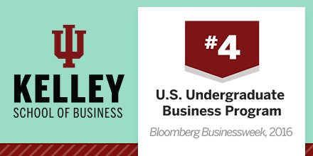 KelleySchool's tweet photo. Feeling extra #KelleyPride today. Read more about our No. 4 Bloomberg ranking: https://t.co/MICyW2mQiI https://t.co/ndWu6JjGOT