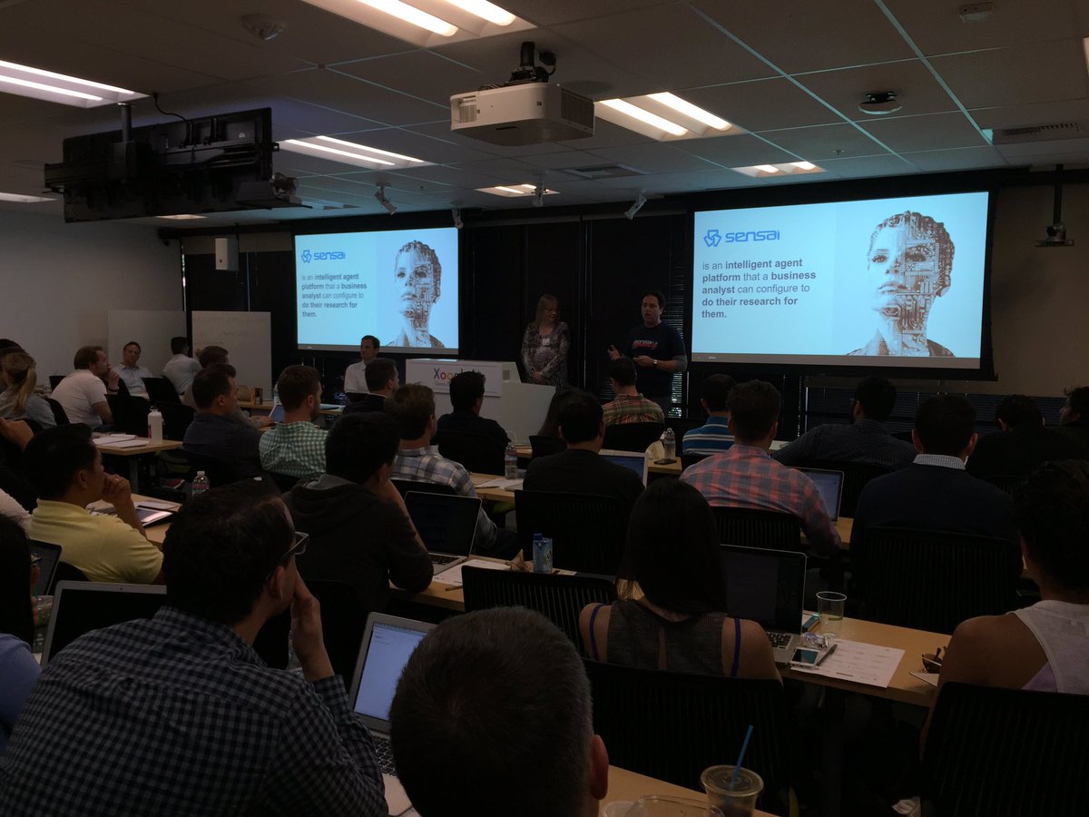 Next up <a href="/AskSensai/">Sensai</a> ai for research #xooglerdemoday <a href="/WSJ/">The Wall Street Journal</a>