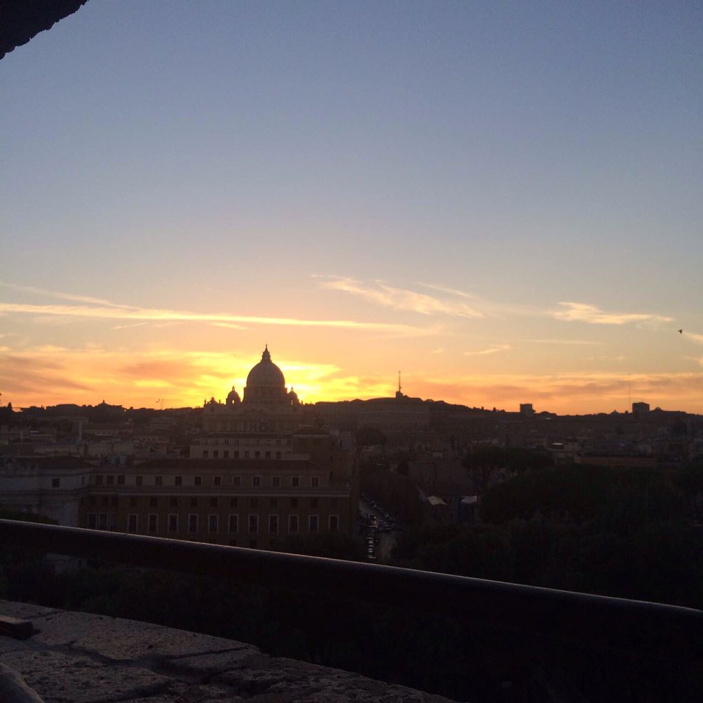 #sunset in #rome

no <a href="/instagram/">Instagram</a> filter need