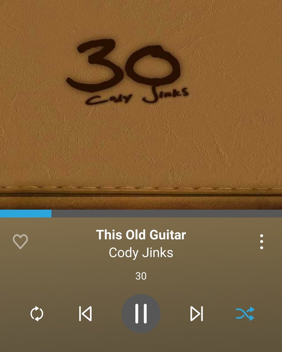 Cshanes09's tweet photo. If you're gonna work nights you better have some good music to entertain you @CodyJinksMusic #thisoldguitar https://t.co/7cEDMCcEwi