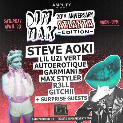 Atlanta! We're bringing our crew to u this Saturday to celebrate 20 years All day block party @dimmak @GoldRoomATL https://t.co/TVX1zS1eP9