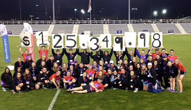 Congratulations to <a href="/SLU_Relay/">SLU Relay For Life</a> for raising more than $125K for cancer research &amp; education: ow.ly/4mSlW5