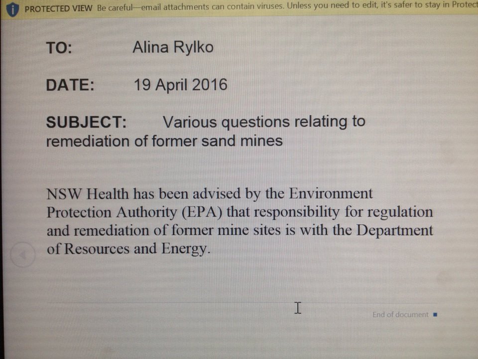 AlinaSergeevnaD's tweet photo. Duty of care fulfilled. Awesome. #Mooball #cancercluster #mineralsandmining https://t.co/FHZcHc6qOe