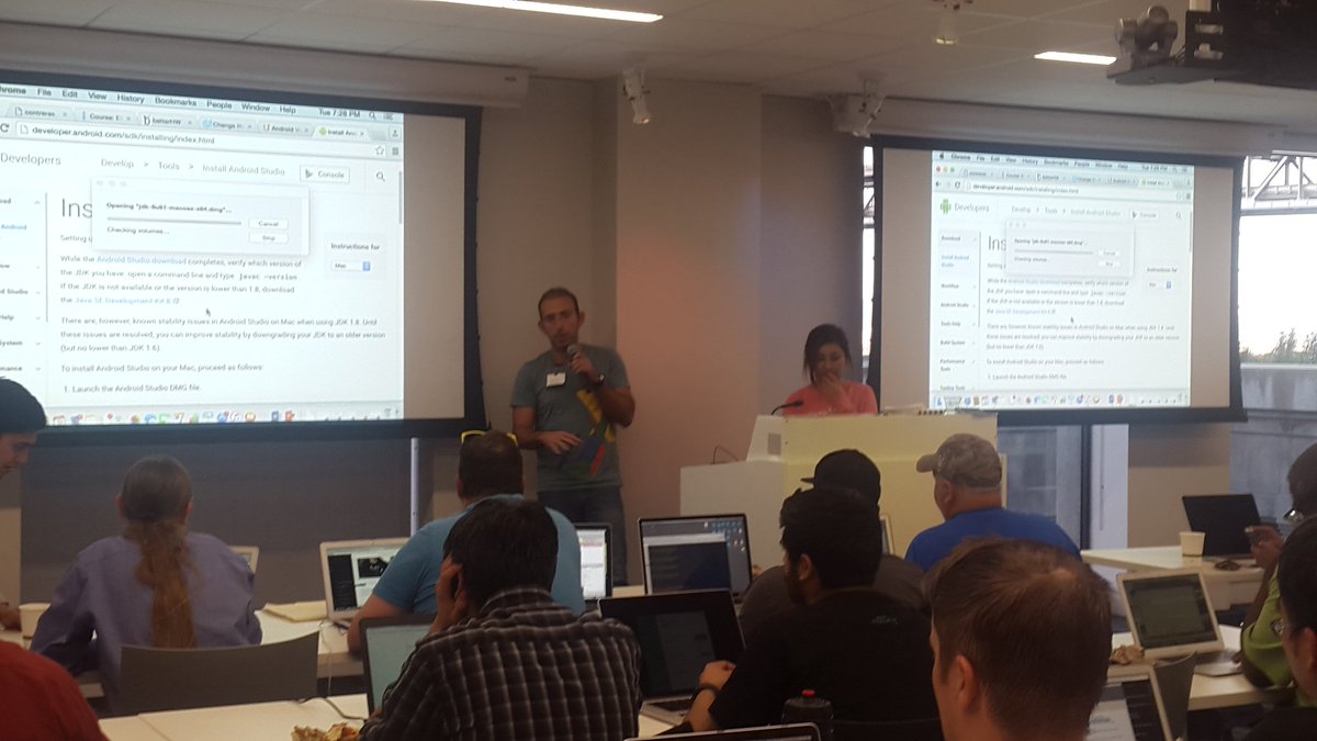 nlycskn's tweet image. Tonight&apos;s other instructor is @yenerm #devstudyjam #gdg #SanFrancisco