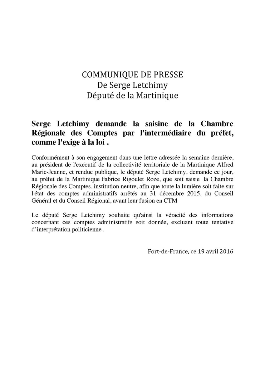 Letchimy (@letchimyserge) on Twitter photo 