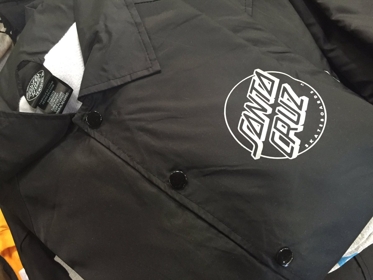 santacruzskate's tweet photo. Front logo of The PFM Skeleton Coach Windbreaker 👏💀 More details here -> https://t.co/6sSmDhiXbW #SCSkate https://t.co/vVqQFHbbC2