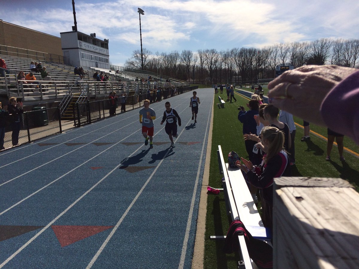 MTSD_McDowell's tweet photo. First unified track meet @  McD!  Great turn out! AND McDowell took first place! https://t.co/QkOogmPY5v