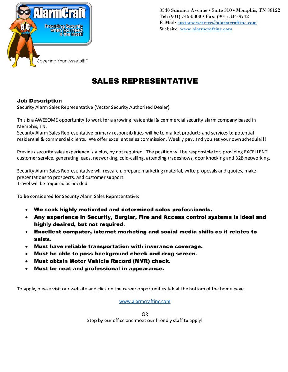 KakesKatering's tweet image. Open position.... Apply Today.... Great pay.... #vectorsecurity #salesrep #sales