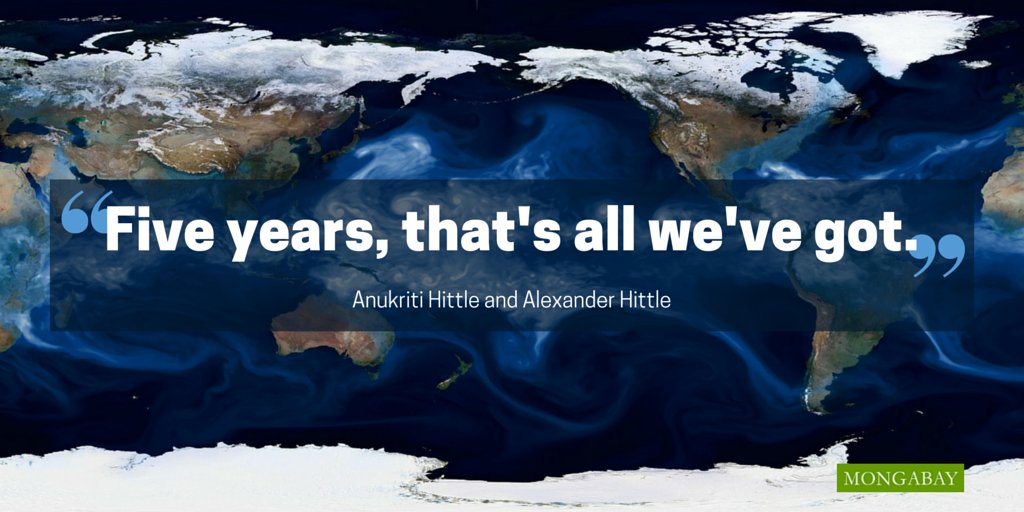 mongabay's tweet image. Commentary: How much time did the Paris Agreement buy us? ow.ly/4mS8J9