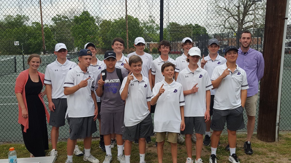 dhsfalcons's tweet photo. Boys Tennis 2016 Region 6-3A Champions! Defeated Hartsville 4-2 today #dhsfalcons https://t.co/ptf8OIfmeQ