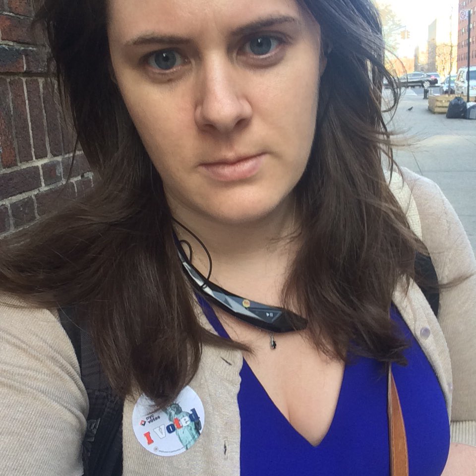 ShoutOutKate's tweet image. I voted.* 

*And by voted I mean I posted a #VoterSelfie