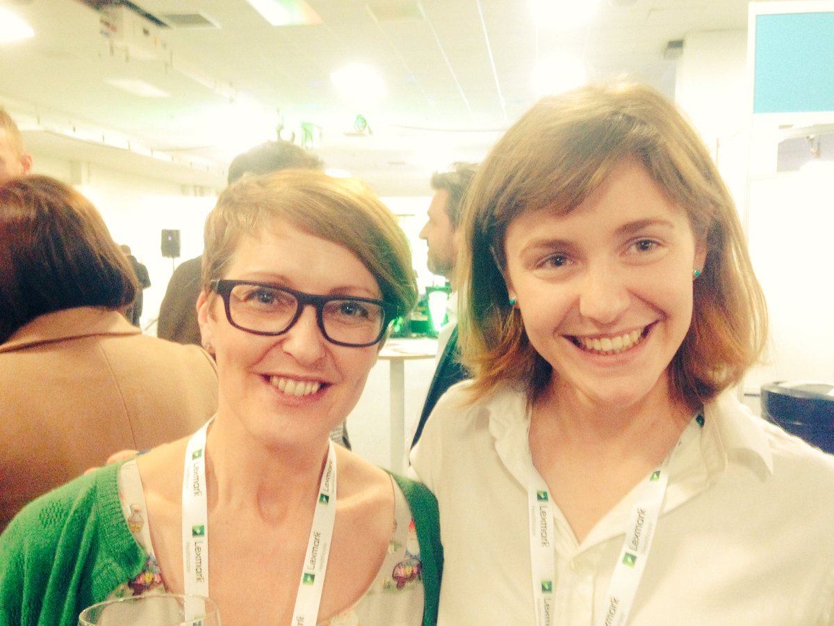 One_HealthTech's tweet image. What a day for these two! @Maxi_Macki @louisesinclair taking #EHWK16 by storm!We can't wait to drive all your ideas