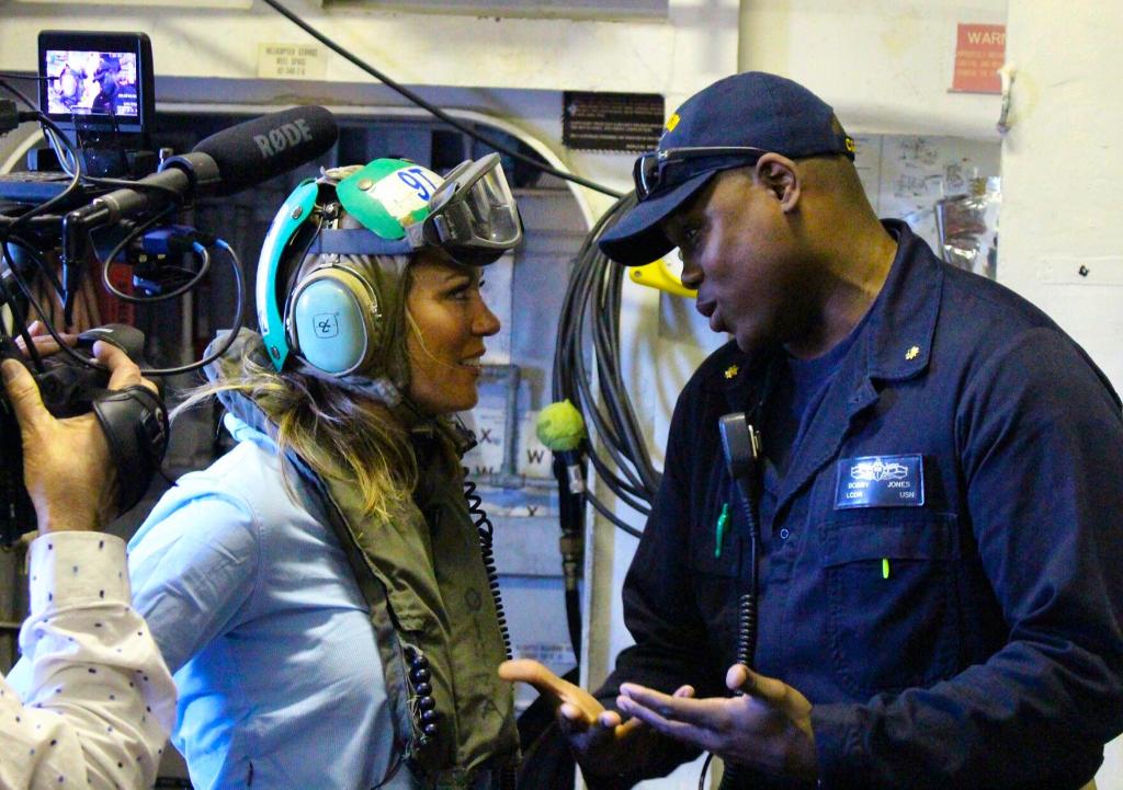 CNN's tweet photo. .@BrookeBCNN embedded on a Navy ship to see how her friend helps protect the US from #ISIS https://t.co/pS0JvuJ7pY https://t.co/ozeaHnVuJv
