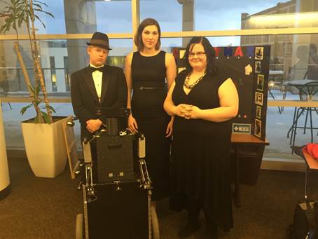 The #BaymaxTeam at the Project Showcase at #SAC!!!