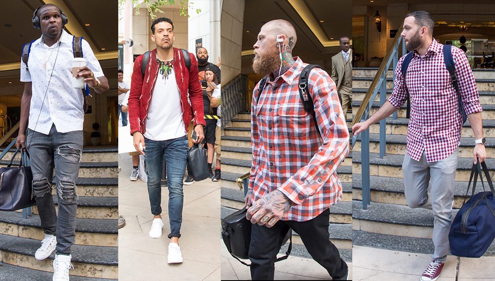memgrizz's tweet photo. More #MEMvSAS Game 2 fits. 👀 #GrizzSwag #NBAstyle @MacBo50 @Matt_Barnes22 #Grizzilla #JordanFarmar https://t.co/o9Uu2N4Cpu