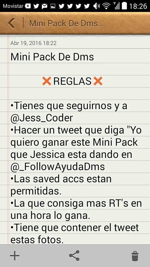 elena_casillas's tweet photo. Yo quiero ganar este Mini Pack que Jessica esta dando en @_FollowAyudaDms .
Rt por favor! 😊 https://t.co/3gbzuRO90i