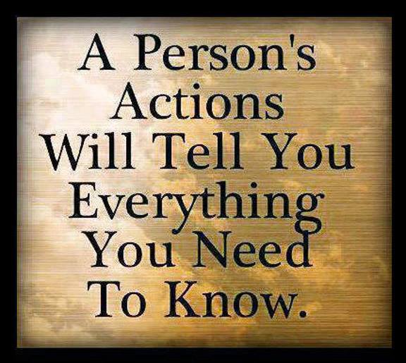 RT Follow @Powordful People often tell lies but their actions tell the truth.