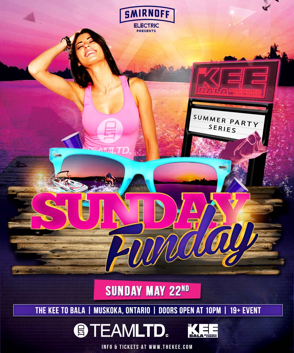 SUNDAY FUNDAY is back at The KEE on May 22nd!

Join us for our 4th annual May Two-Four bash

facebook.com/events/1707150…