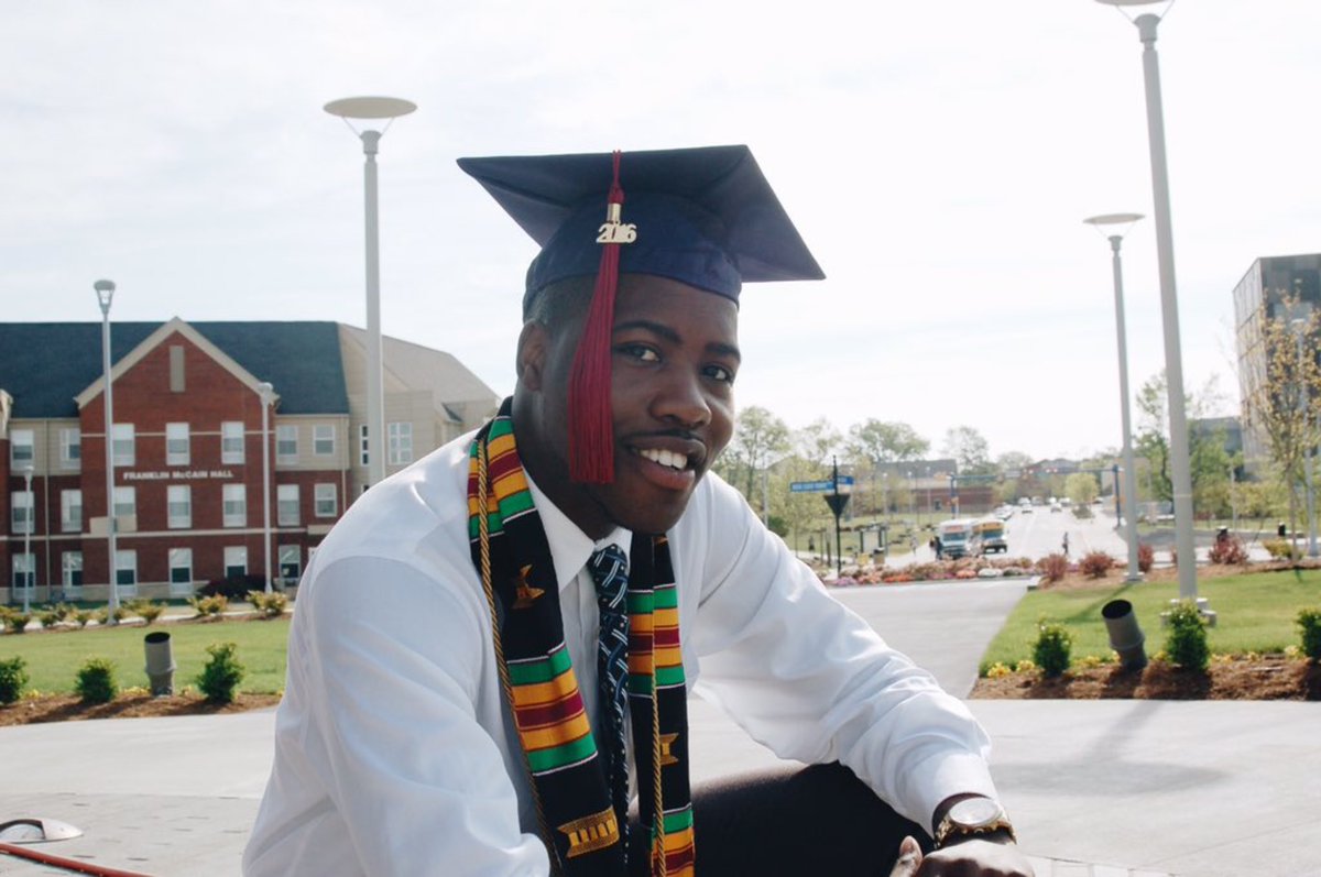 J_Clean's tweet photo. I shot @CupidsEyeVisual graduation photos this morning. We're proud of u my G. #NCAT https://t.co/UZ8b37EaPY