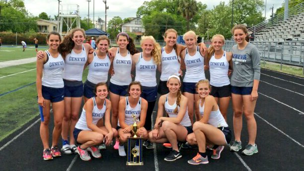 Eagles' girls won the TAPPS 3A District Track &amp; Field Meet and boys' team was runner-up! Next stop... Regionals!