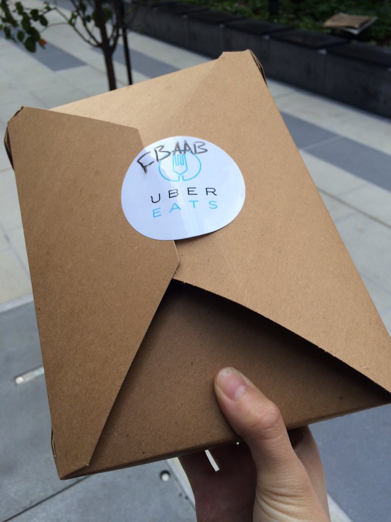 crystaltse's tweet photo. @Uber_SF hooray, I got a burger! https://t.co/lsvmkDpIKx