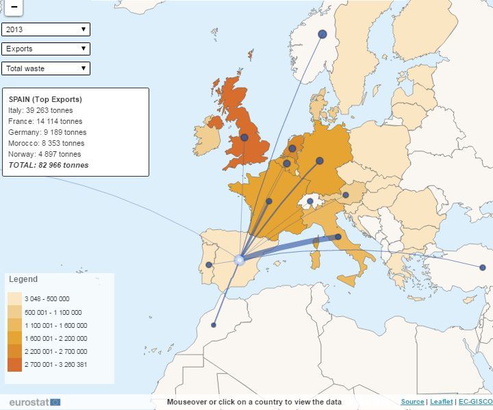 Conoce mapa interactivo traslado residuos UE #convenioBasilea vía tysmagazine 
bit.ly/23YYI8r