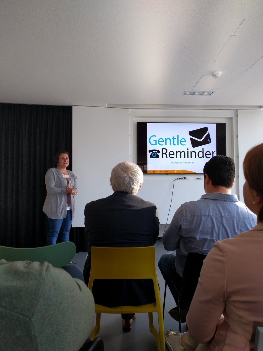 Onze eigen <a href="/JCIAalst/">JCI Aalst</a>  Elona presenteert haat Gentle Reminder op de <a href="/VOKA_OVL/">Voka Oost-Vlaanderen</a> Breakfast Club :) Interessant!