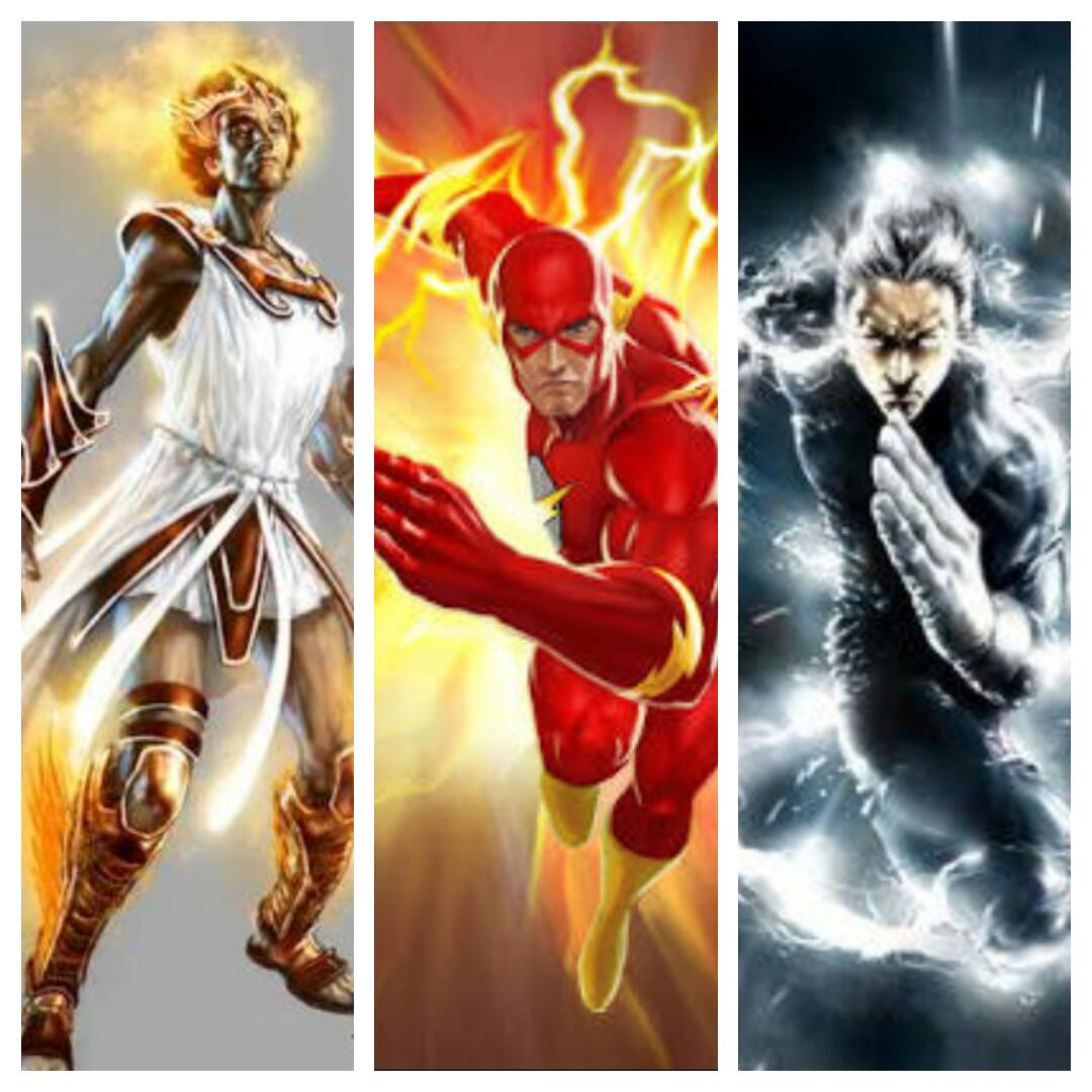 Chris Olive Whos The Fastest D C S Flash Vs Marvels Quicksilver But Wat If Greek Speed God Hermes Was In There Who Wuld Win