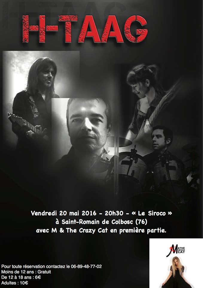 EricAzhar's tweet image. H-TAAG  en concert le 20 mai à la salle "Le Siroco" à ST Romain de Colbosc
à 20h 30...