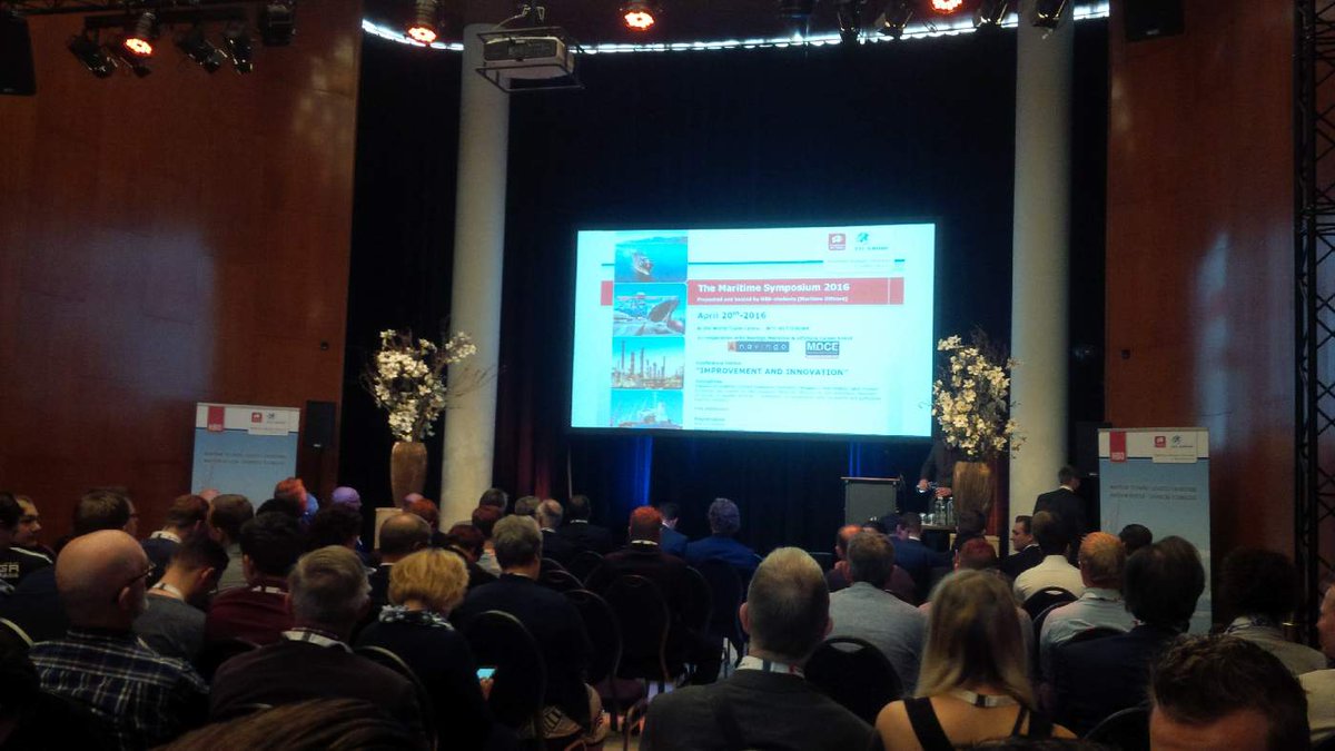 marof_rtm's tweet photo. The Maritime Symposium - Rotterdam is about to start! #MAROF #MOCE2016 https://t.co/Vy4PrCr49B