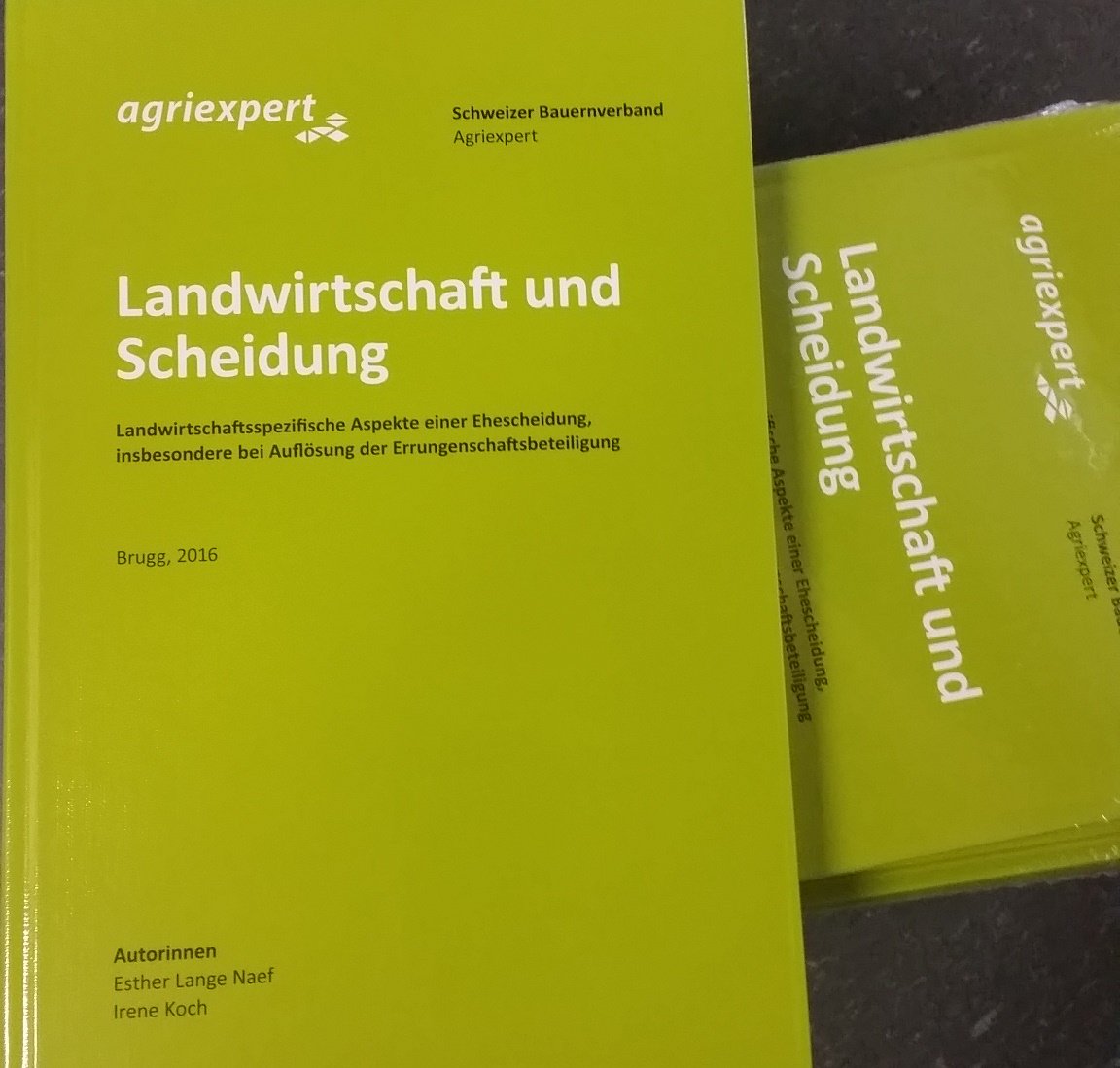 Agriexpert publiziert neu den Praxiskommentar Landwirtschaft und Scheidung
Jetzt erhältlich: agriexpert.ch/de/