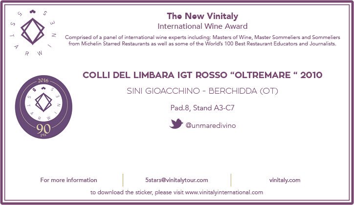 unmaredivino's tweet image. #award #90points #vinitaly2016 #nomistakes @gabriele_mail @barfly75 @davyswine #keepgoing #gosardiniago