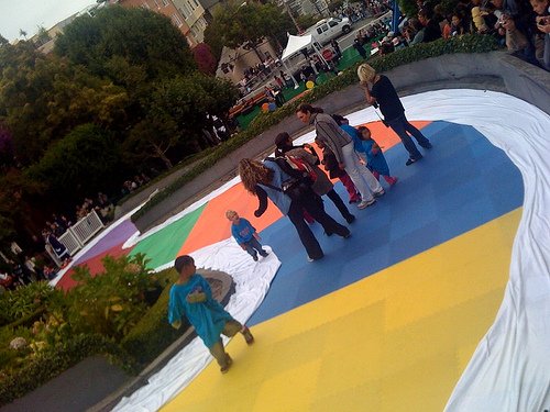 bizdistricts's tweet image. San Francisco plays Candy Land. What&apos;s not to love?
