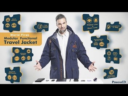 Powear_Michael's tweet photo. PowearIN2.0: World First Modular Multipurpose Travel Jacket https://t.co/CatvY229BJ via @powear_michael https://t.co/SY3OUDt3oW